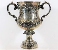 A G. J. Richards, London 1855 silver cup inscribed Presented to Capt. Pearse of the ship Nimrod by t