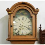 A c.1800 pine cased longcase clock, Aberdeen maker
