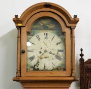 A c.1800 pine cased longcase clock, Aberdeen maker