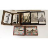 Two topographical postcard albums twinned with sma