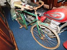 A vintage Royal Ensign pedal cycle