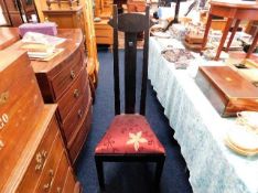 A Peter Blomfield Mackintosh style Argyle chair