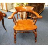 A Peter Blomfield smokers bow chair