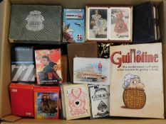 A large quantity of vintage playing cards