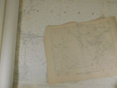 A quantity of early 20thC. ordnance style maps rel