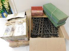 Five boxes of O gauge railway track