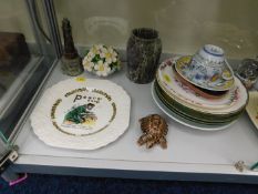 A Pears Soap plate & other ceramics