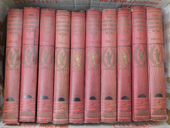 The History of the Great European War, ten vols