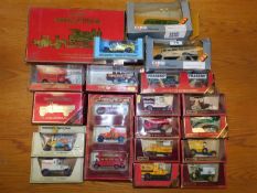 A box of diecast models to include Matchbox & Corg