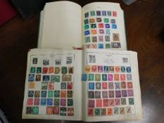 Two world stamp albums