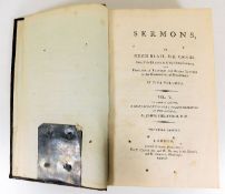 Book: Sermons by Hugh Blair, dated 1801 with evide
