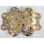 An Edwardian silver nurses buckle Sydney & Co. Bir