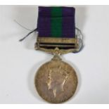 A post WW2 Palestine 1945-48 medal awarded to 1417