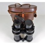 A cased set of WW2 naval Barr & Stroud binoculars