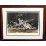 A framed David Shepherd Limited Edition print 608/