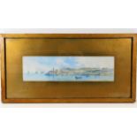 A framed c.1890 Maltese watercolour, in the manner