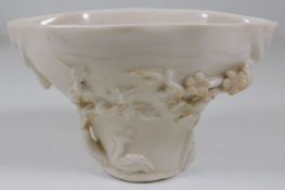 A 16th/17thC. Ming period Chinese white porcelain