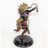 A mounted bronze native American Indian figurine 1