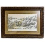 A framed 17th/18thC. Dutch school pencil, charcoal