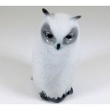 A Royal Copenhagen porcelain owl 6in tall
