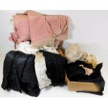 A quantity of 19thC. clothing & various linen item