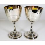 Two 19thC. Bombay Horse Show 1891 & 1894 trophy wi