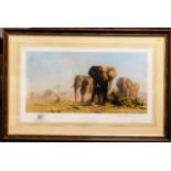 A framed David Shepherd Limited Edition print of T