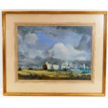 A framed William Howard Jarvis painting depicting