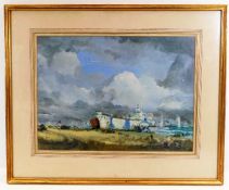 A framed William Howard Jarvis painting depicting