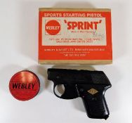 A boxed West German Sprint starting pistol