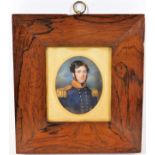 Mounted in rosewood frame, an early 19thC. Thomas