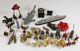 A quantity of mixed vintage childs toys