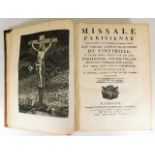 Book: MISSALE PARISIENSE Illustrissimi et Reverend