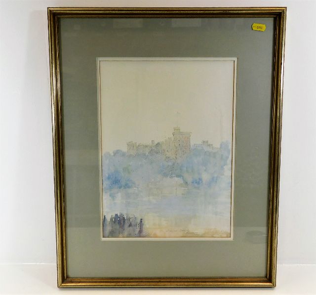 A framed John Miller (1931-2002) watercolour "Wind