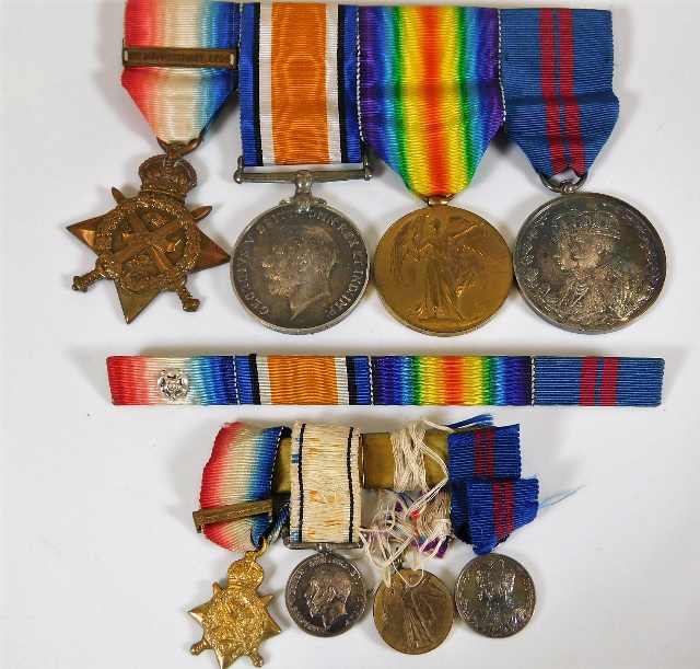 A WW1 medal set with Delhi Durbar medal awarded to