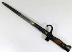 A WW1 French bayonet 20.5in long