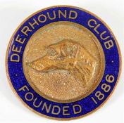 A Deerhound Club badge