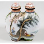 A c.1900 Chinese twin enamelled scent bottle