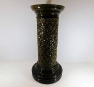 A Burmantofts pottery jardiniere stand 29.5in high