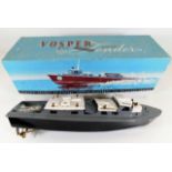 A boxed RAF Vosper crash tender model boat, presen