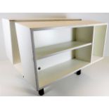 A 1960's Ernest Race Penguin Donkey bookcase