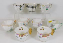 Two Royal Albert Virginia butterfly wing handled c