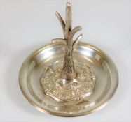 A Syner & Beddoes, Chester silver ring stand 1905