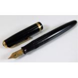 A Parker Duofold fountain pen with 14ct nib