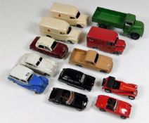 A small quantity of diecast toy vehicles including