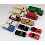 A small quantity of diecast toy vehicles including