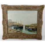 A signed oil on canvas by William Turner depicting