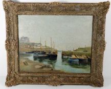 A signed oil on canvas by William Turner depicting
