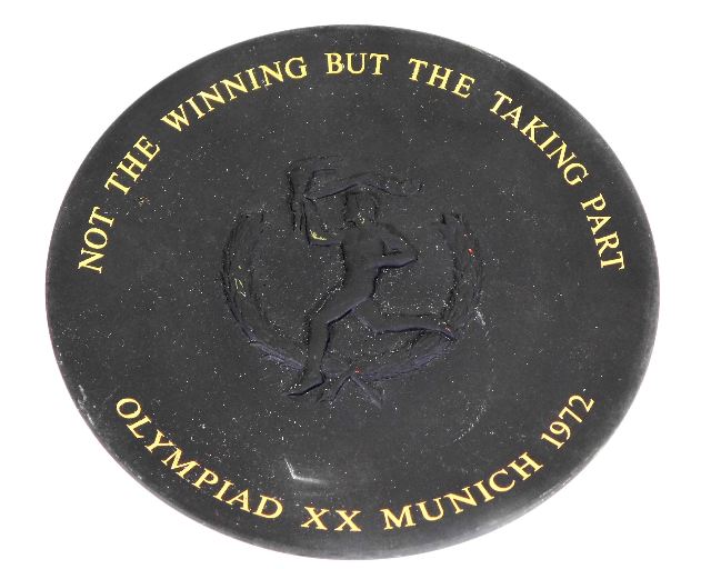 A Wedgwood Munich Olympiad 1972 plate 6.375in wide