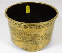 An early Chinese censer with phoenix decor 5.25in